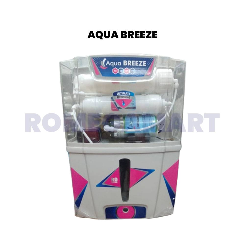 Aqua Breeze White Transparent Water Purifier 12 Liter Storage Use For Domestic - Power Touch
