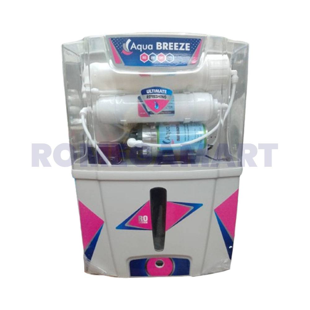 Aqua Breeze White Transparent Water Purifier 12 Liter Storage Use For Domestic - Power Touch