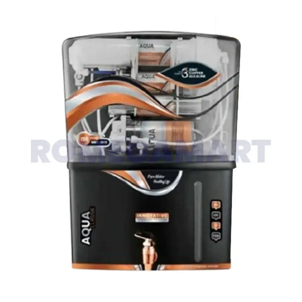 Aqua Classic Black Transparent Color 12 Liter Storage Water Purifier For Domestic Use - Ultra Aqua Life Care