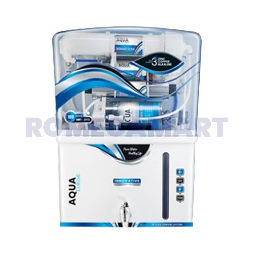 Aqua Classic Blue Transparent 12 Liter Storage Water Purifier - RAJNANDANI ENTERPRISES
