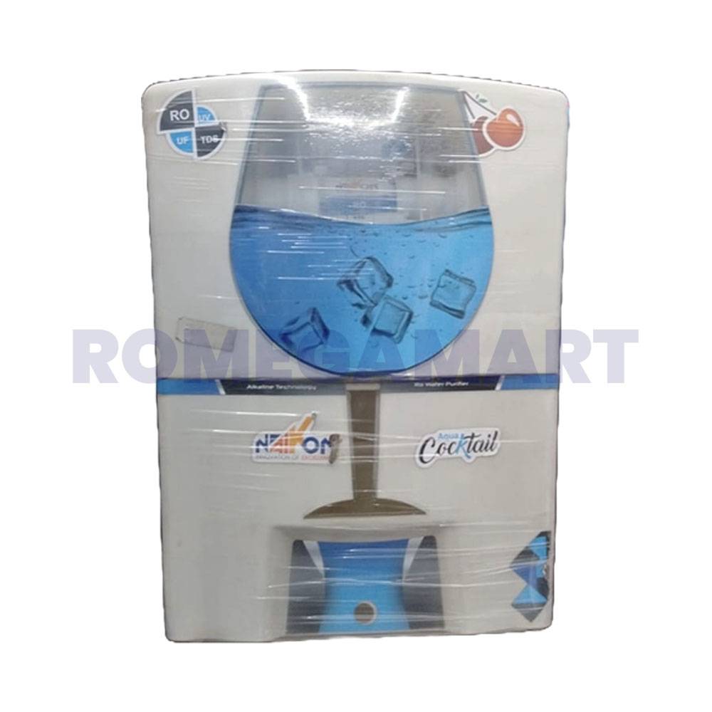 Aqua Cocktail Naikon White Color Water Purifier 12 Liter Storage For Domestic Use - Power Touch