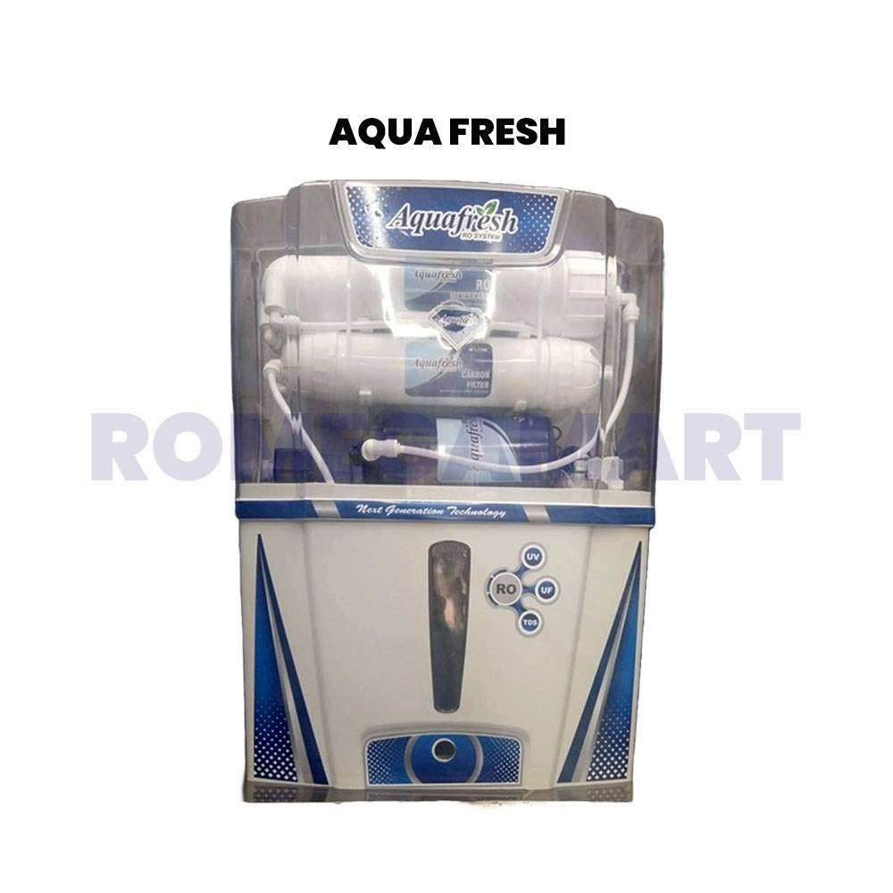 Aqua Fresh White Transparent 12 Liter Storage Water Purifier 4 Stages - Power Touch