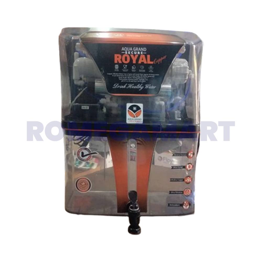 Aqua Grand Royal Transparent Water Purifier RO+UV+UF+MINERAL CARTRIDGE+TDS CONTROLER - Super Fine Trading CO