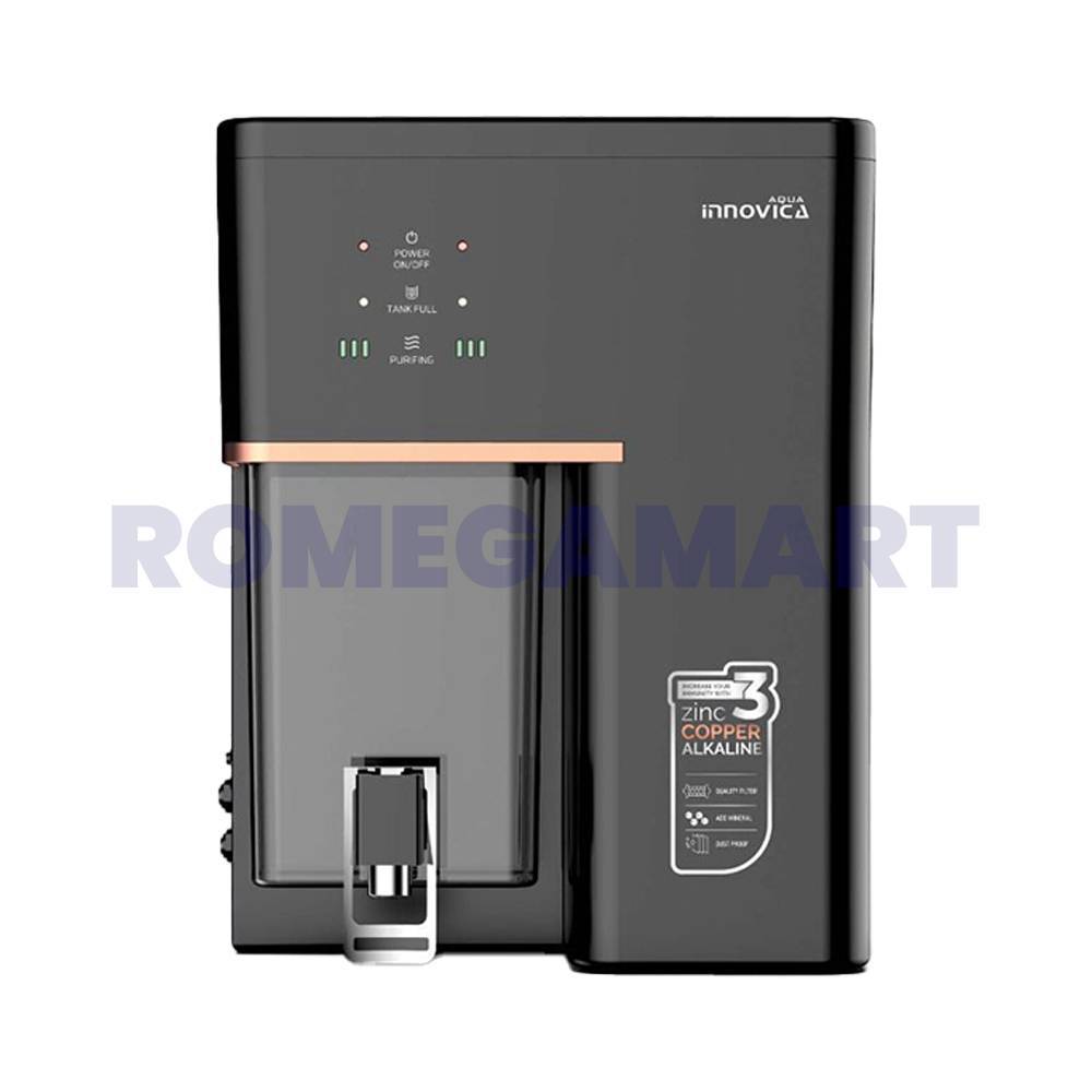 Aqua Innovica Mirror Black Water Purifier 10 Liter Storage - JEYAM TRADERS