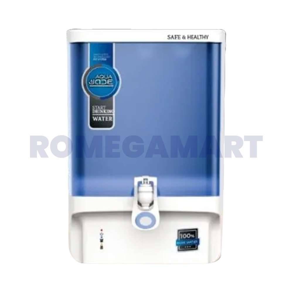 AQUA Jade STD Blue Color RO+UV+COPPER+ALKLINE+TDS 10 Liter Storage ABS Plastic Material Water Purifier - JAZZ PURE WATER SOLUTIONS