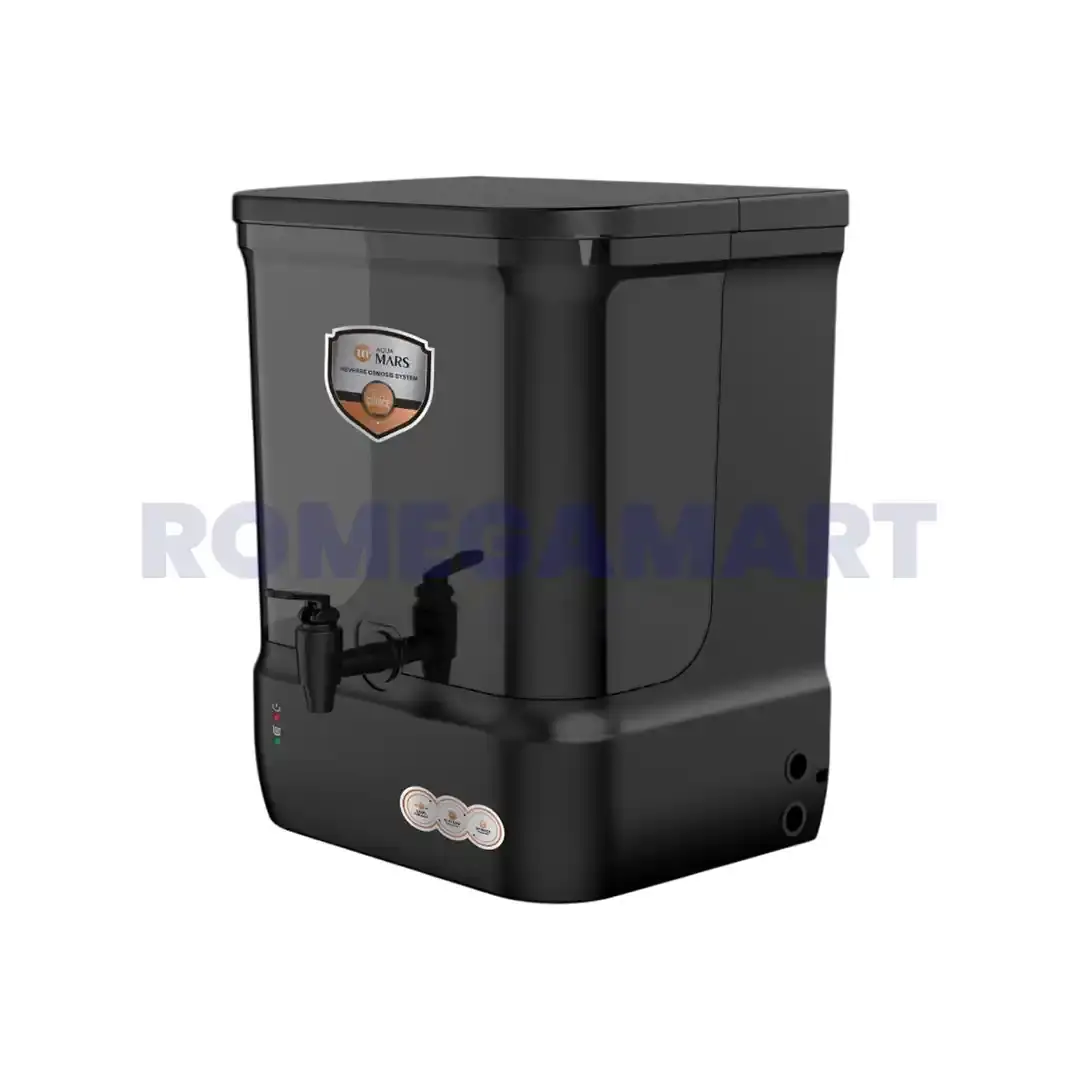 AQUA MARS Black Color 9 Liter Storage Domestic RO Water Purifier ABS Plastic Material - JEYAM TRADES