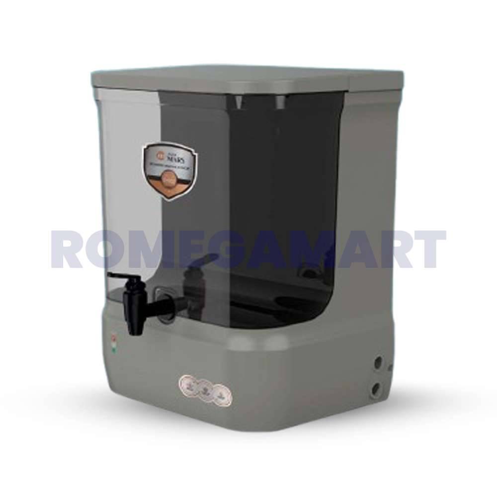Aqua Mars Grey With Black Color Water Purifier 9 Liter Storage RO + TDS + ALKALINE Suitable For Domestic Use - Shree Shubh Water Purifier