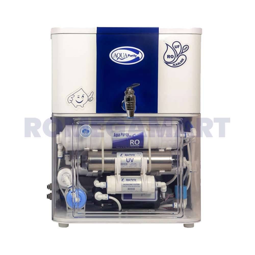 Aqua Pure Blue With White Color 10 Liter storage RO+UV+UF+TDS Water Purifier For Domestic Use - MCLORD