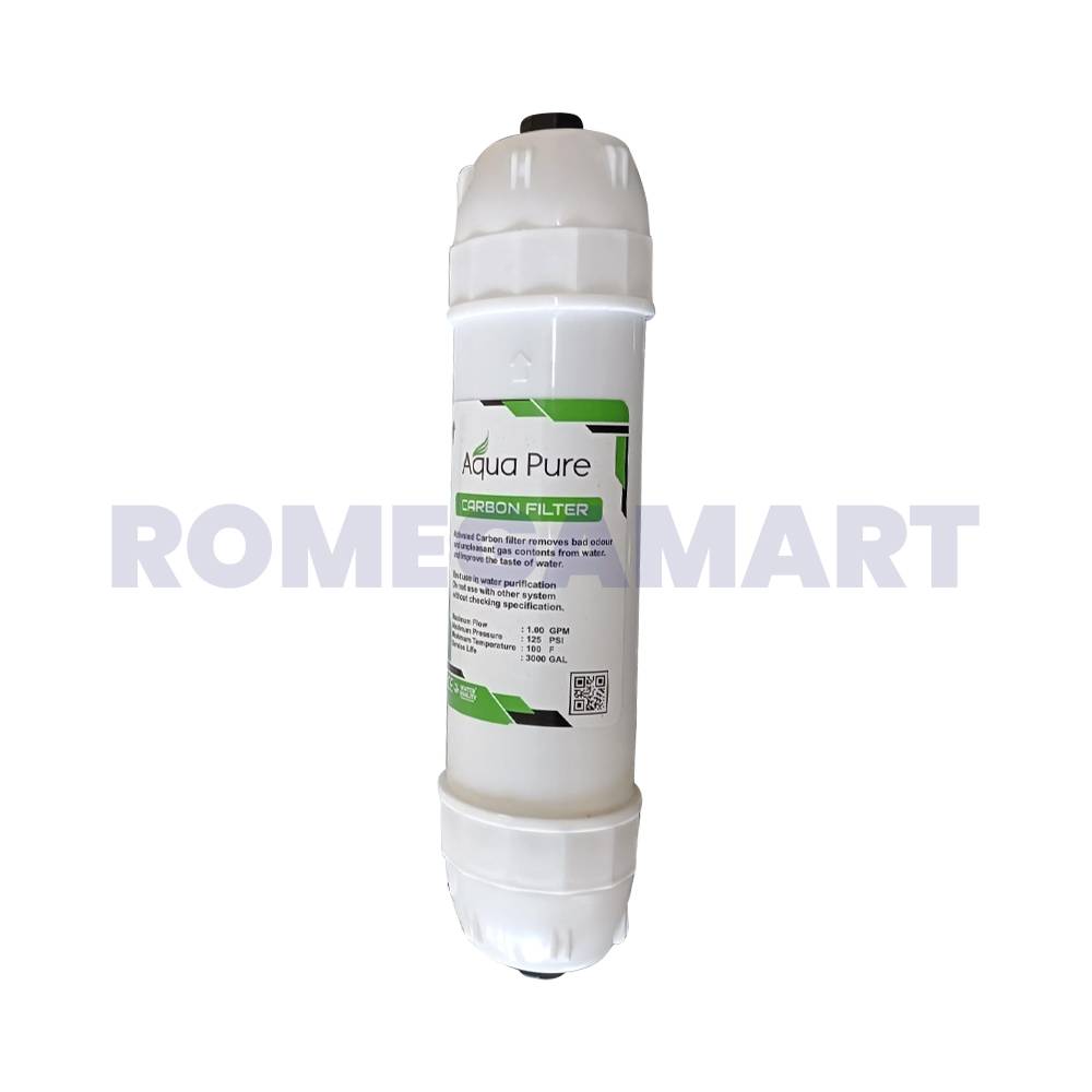 Aquapure Carbon Filter Green Lable White Color Polypropylene Material Domestic Use - Sahej Multitrade Services