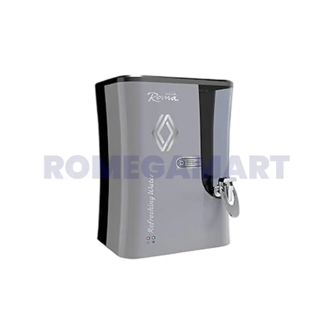 Aqua Roma Metallic Silver Domestic Water Purifier Cabinet 100% Food Grade Plastic Smart LED Technology -JEYAM TRADERS