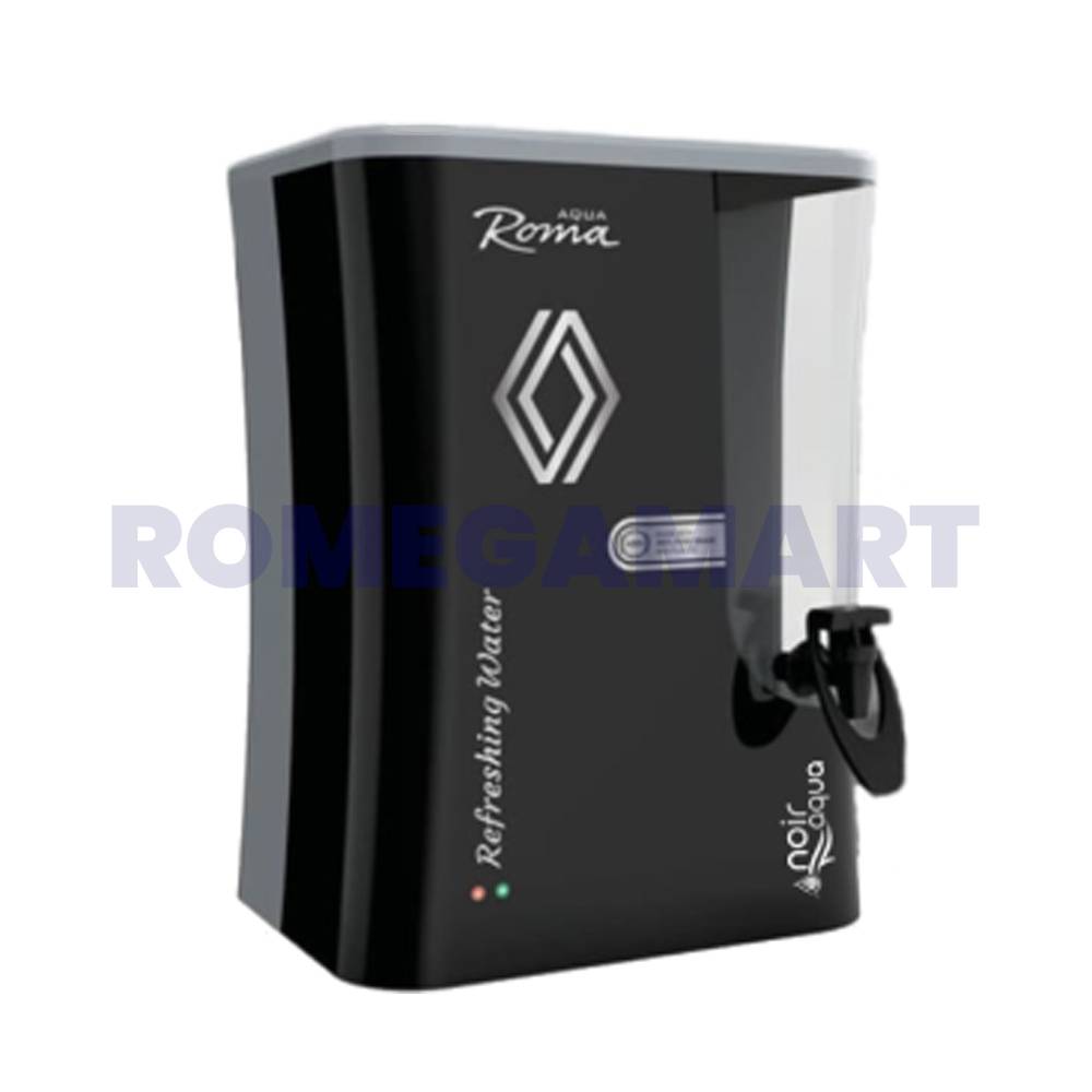 Aqua Roma Metallic Black Water Purifier 9 Liter Storage - ARYA Enterprises