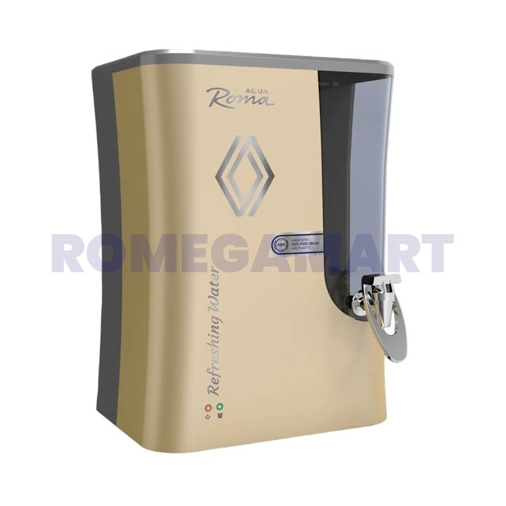 Aqua Roma Metallic Golden Water Purifier 9 Liter Storage - ARYA Enterprises