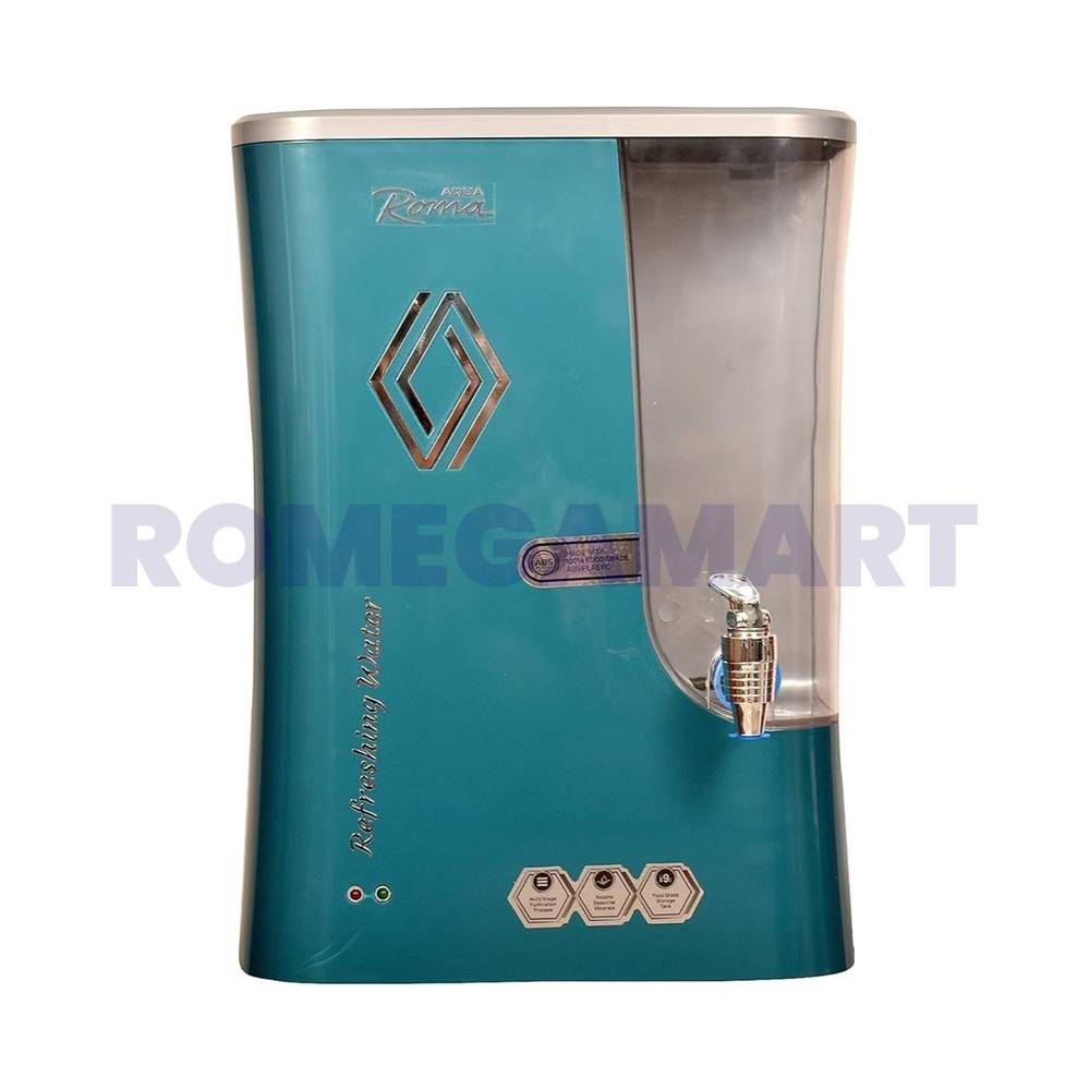 Aqua Roma Metallic Green Water Purifier 9 Liter Storage - ARYA Enterprises
