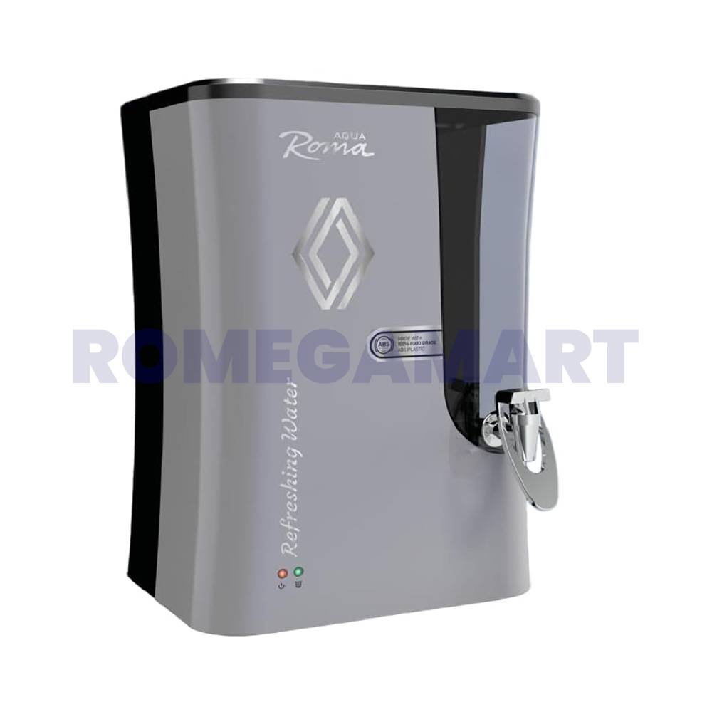 Aqua Roma Metallic Silver Water Purifier 9 Liter Storage - ARYA Enterprises