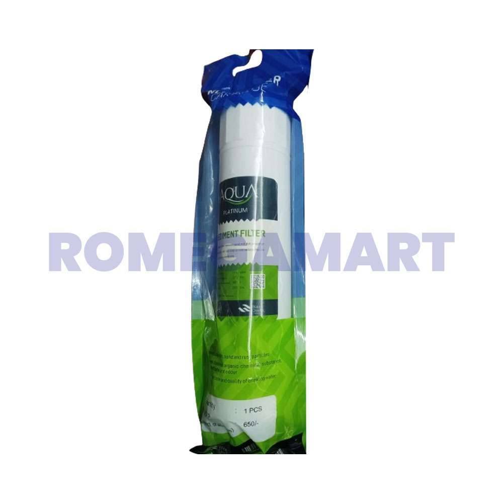 Aqua Sediment Filter Cartridge White Color Suitable For Domestic RO - ZETTA WATER PURIFIER PRIVATE LIMITED