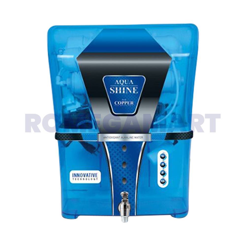 Aqua Shine Full White Transparent Water Purifier RO+UV+UF+MINERAL CARTRIDGE+TDS CONTROLER - Super Fine Trading CO
