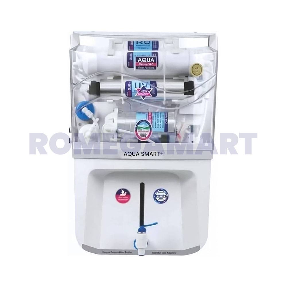 Aqua Smart+ White With Blue Transparent Water Purifier 12 Liter Storage For Domestic - M/S Chand Enterprises