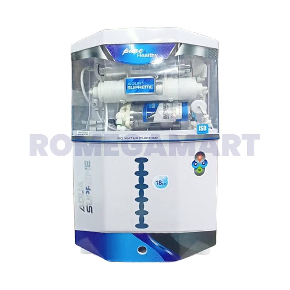 Aqua Supreme White With Transparent Water Purifier 18 Liter - M/S Chand Enterprises