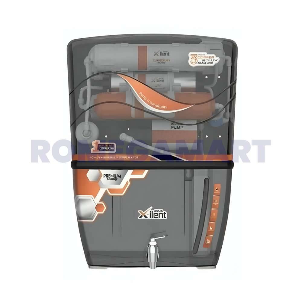 Aqua X-ilent Half Grey Transparent 12 Liter Water Purifier - MS VINIT ENETERPRICES