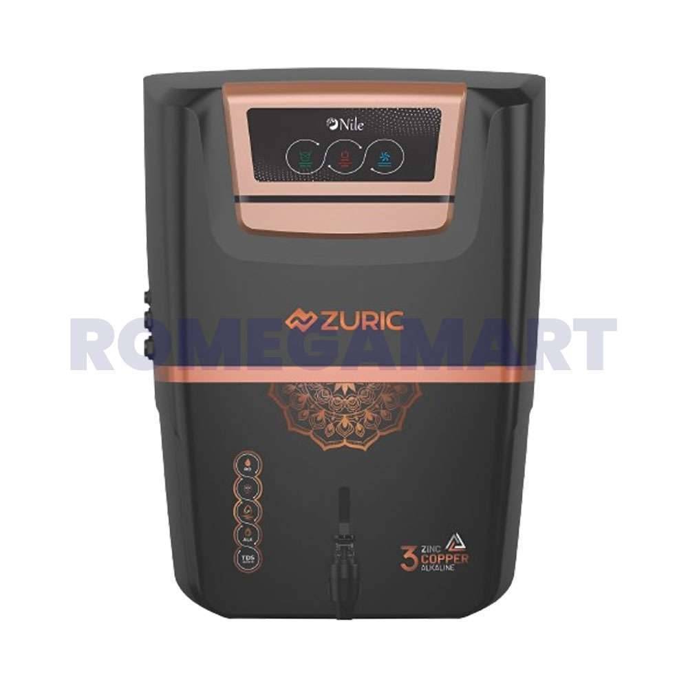 Mclord Aqua Zuric Black RO+UV+UF+TDS+ALK 12 liter Storage Water Purifier For Domestic Use - MCLORD
