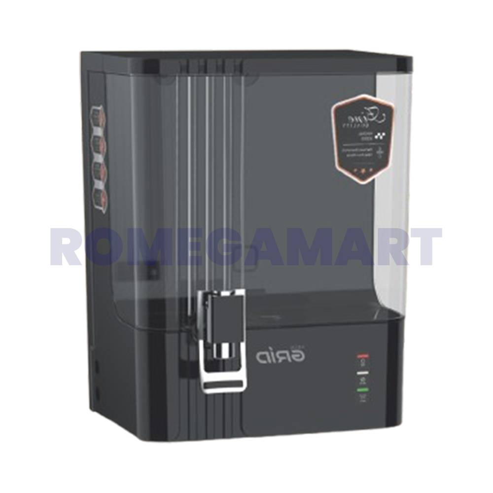 Aqua Grid 10 Liter Storage Black Transparent Water Purifier For Domestic Use - Life Guard Water Solution