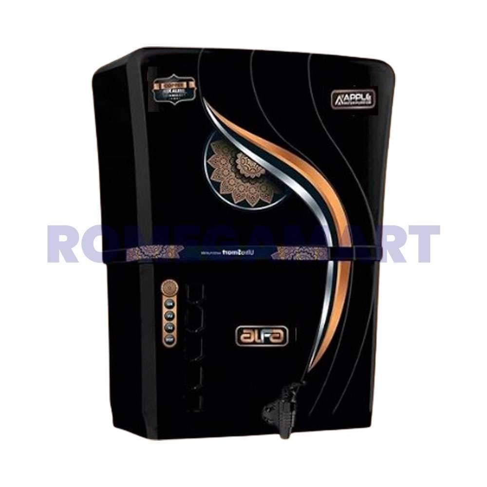 Alfa Apple Black Color 12 Liter Storage Water Purifier For Domestic Use - DIVYA ENTERPRISES