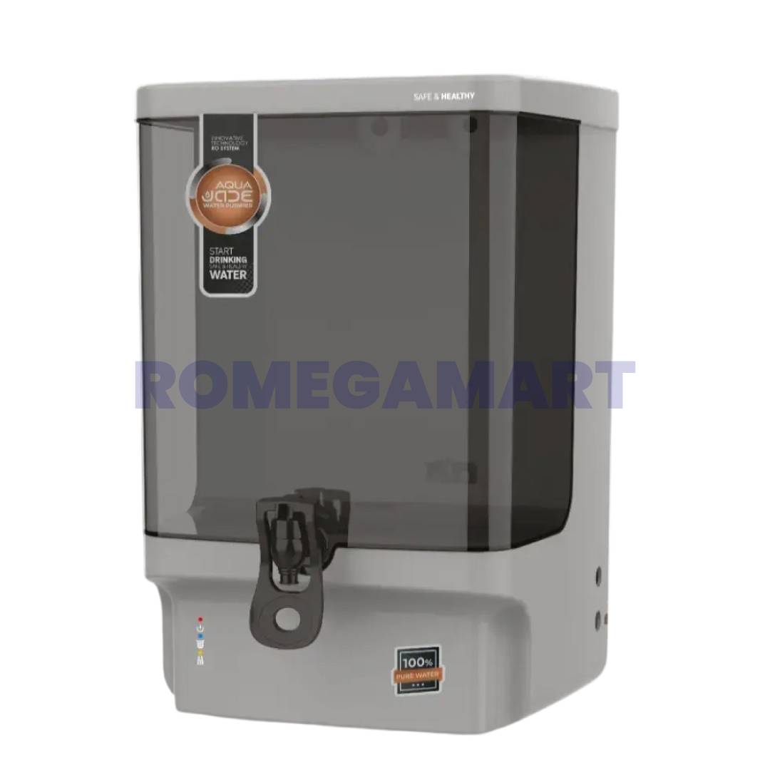 Aqua Jade Grey Color 10 Liter Storage RO + TDS + Alkaline Water Purifier ABS Plastic Material Suitable For Domestic Use - H2O Pure Solutions 