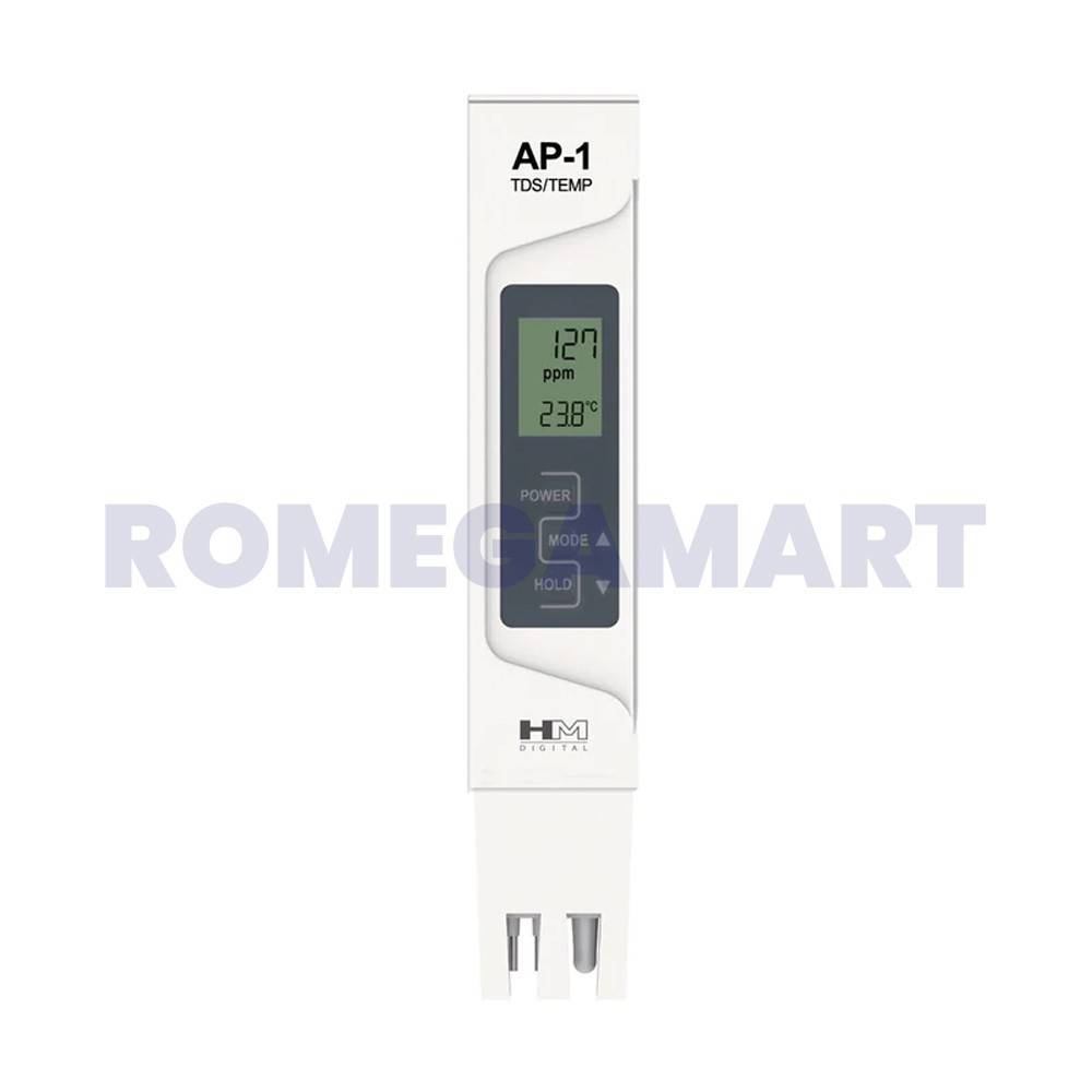 HM TDS Meter AP-1 White Color Suitable For Industrial RO - JAZZ PURE WATER SOLUTION