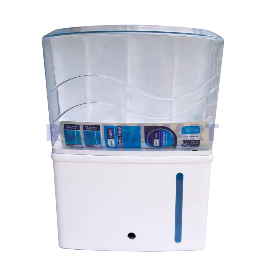 Aquas Plus+ White Transparent 12 Liter RO Cabinet For Domestic Use - Divyansh Global RO