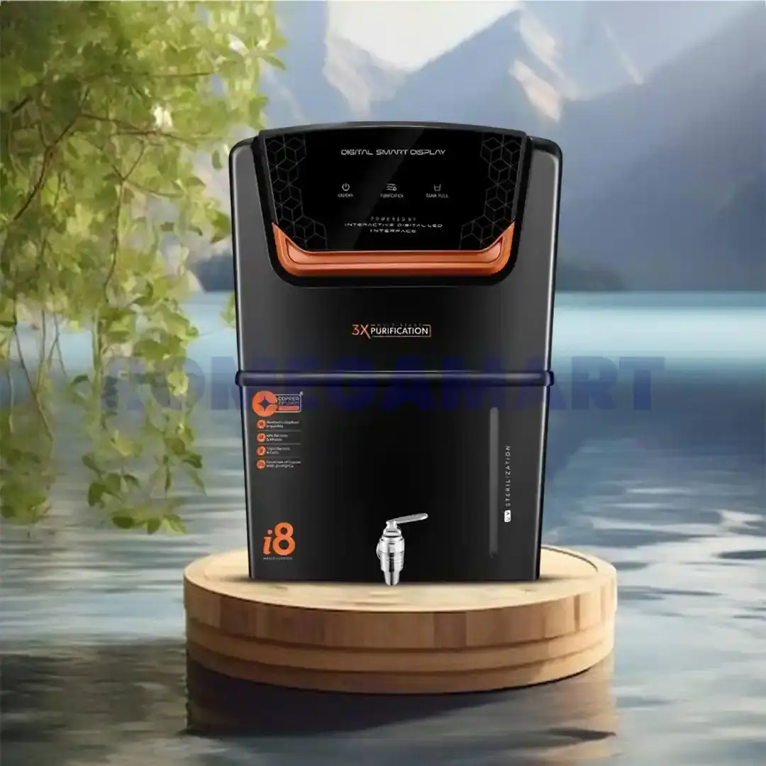 Aqua X I8 12 Liter Storage Black Cabinet For Domestic Use - JAZZ PURE WATER SOLUTION