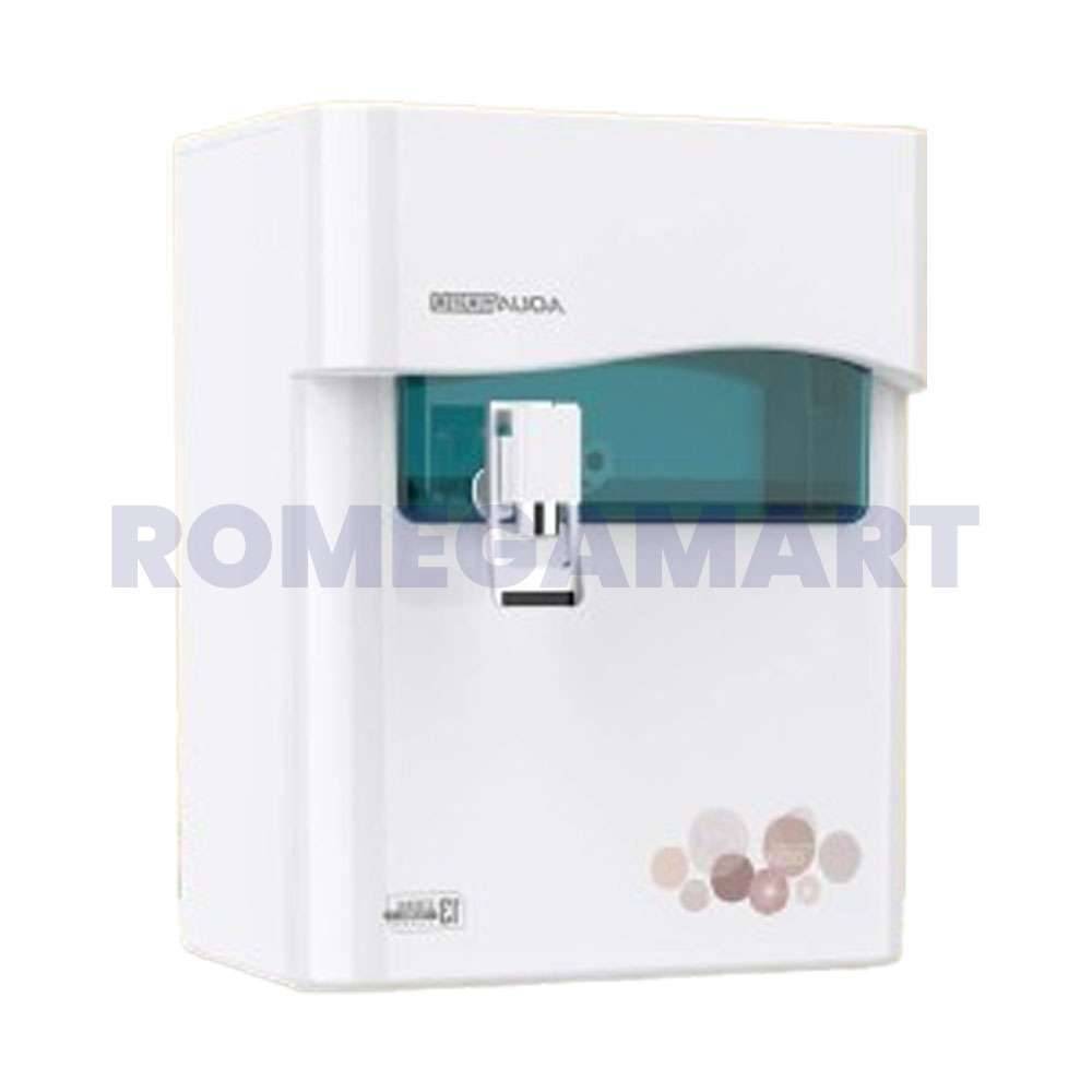 AQUA 9090 13 Liter Storage Domestic RO Cabinet White With Green Color - GTB JI WATER SOLUTION