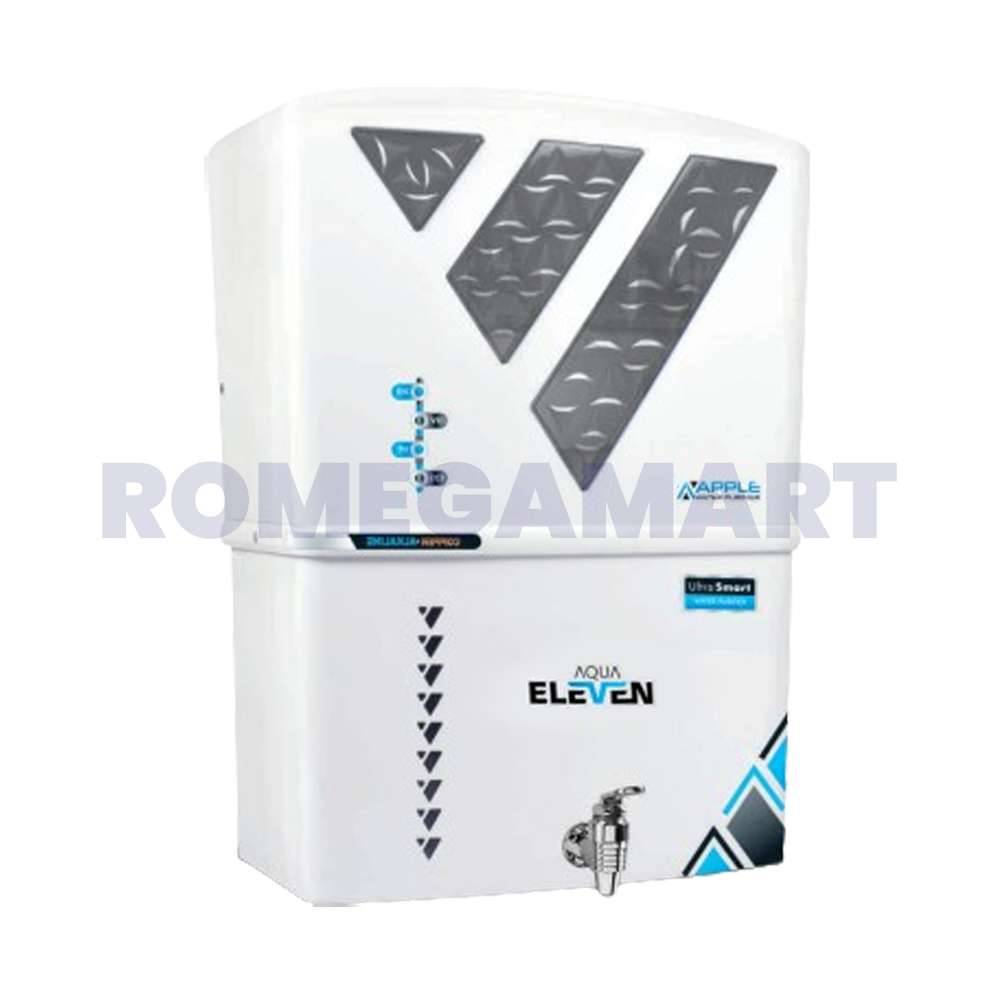 Apple Aqua Eleven Cabinet White With Black Color 12 Liter Storage ABS Plastic Material For Domestic Use - JAZZ PURE WATER SOLUTIONS