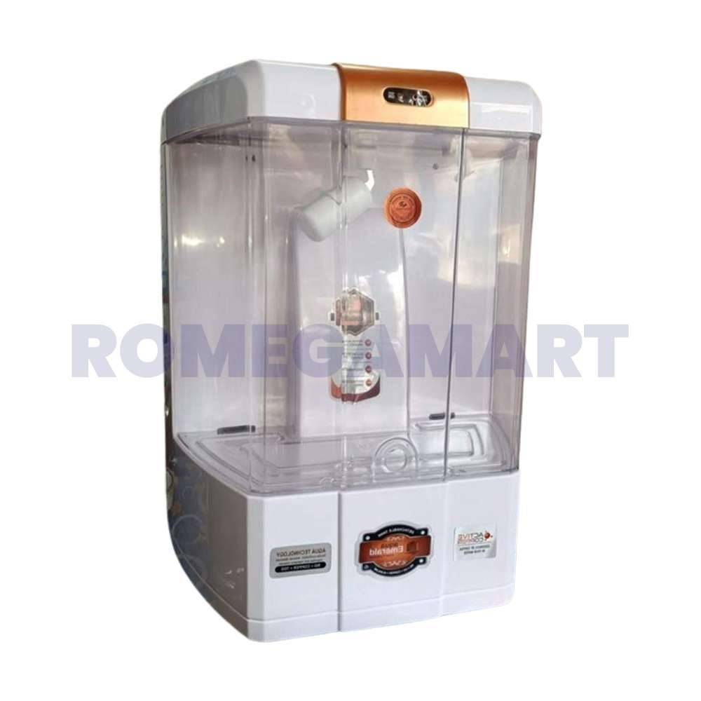 Aqua Emerald White Color Domestic RO Cabnet 15 Liter Storage ABS Plastic Matrial - SBRO SYSTEM