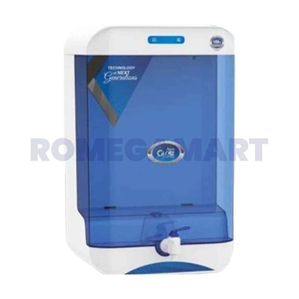 Aqua Glory Water Purifier 13 Liter Storage White With Blue Color ABS Plastic Material For Domestic Use - SBRO SYSTEM