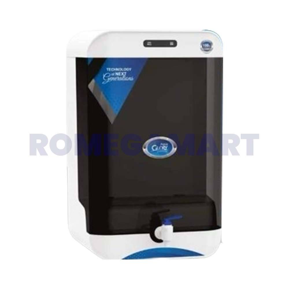 Aqua Glory Water Purifier 13 Liter Storage White With Black Color ABS Plastic Material For Domestic Use - SBRO SYSTEM