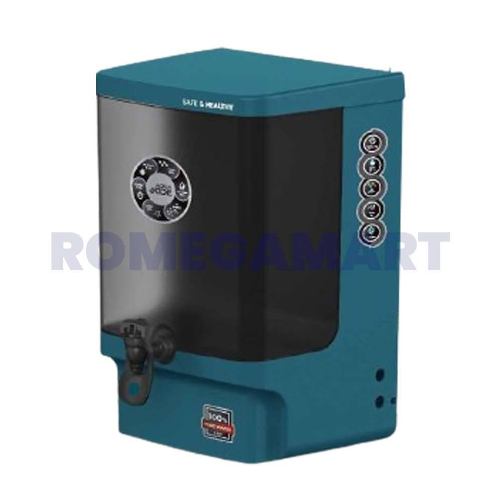 Aqua Jade Domestic RO Cabinet Aqua Black with Blue 10 Liter Sorage ABS Plastic Material - SBRO SYSTEM