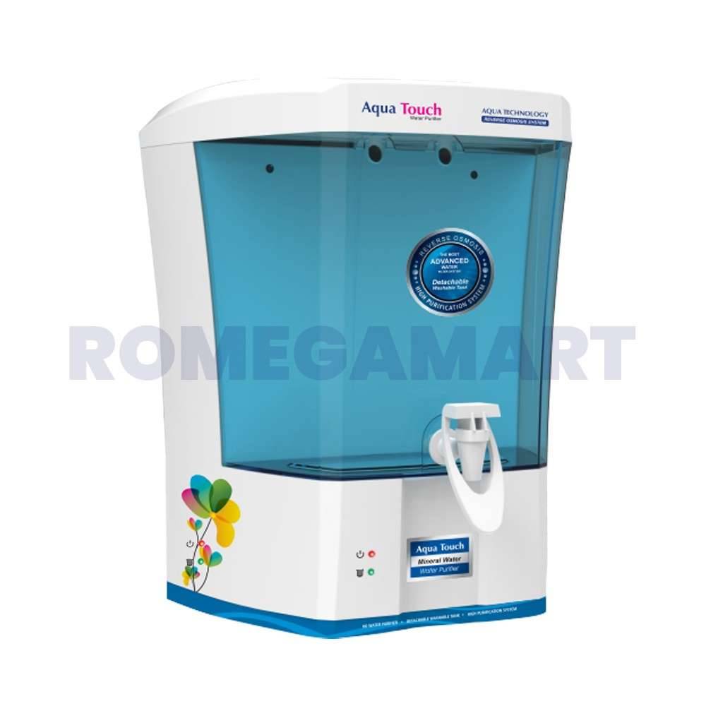Aqua Touch 10 Liter Water Purifier RO+UV+TDS+UF STD Green Leak Proof Strong And Durable Storage tank 100% Food Grade Plastic - GTB JI WATER SOLUTIONS