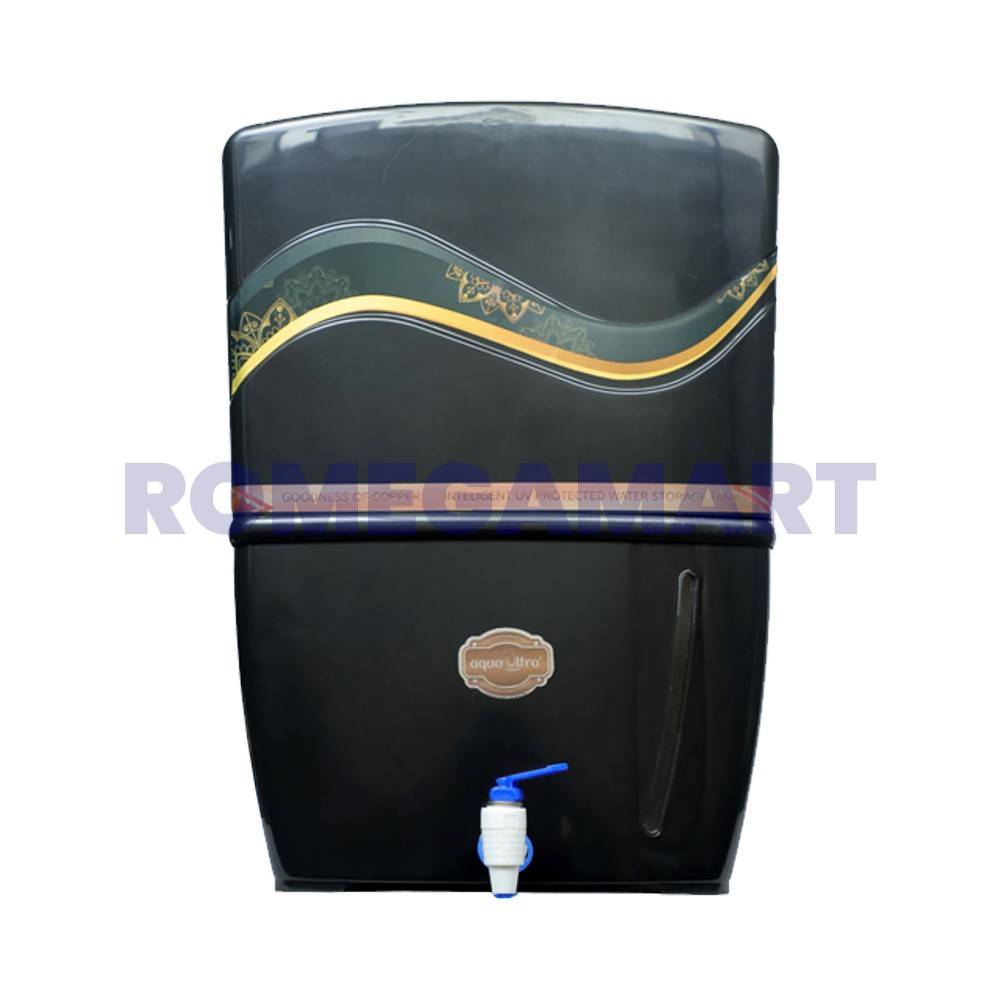 Aqua Ultra 12 Liter UV+UF+Copper Mineral Water Purifier With Pre-Filter Black Color - Mayur Enterprise