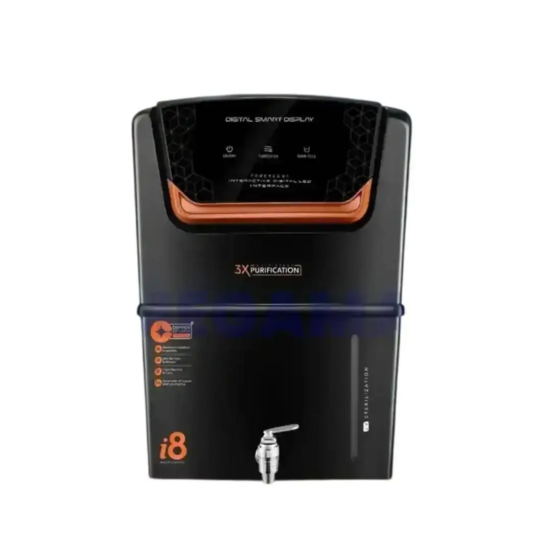 Aqua X I8 12 Liter Storage Black Cabinet For Domestic Use - JAZZ PURE WATER SOLUTION