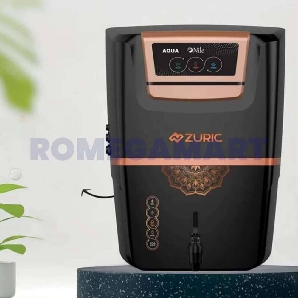 Aqua Zuric 12 Liter Storage RO+UV+UF+ALKLINE+TDS ABS Platic Material Water Purifier Smart LED Indicator - JAZZ PURE WATER SOLUTIONS