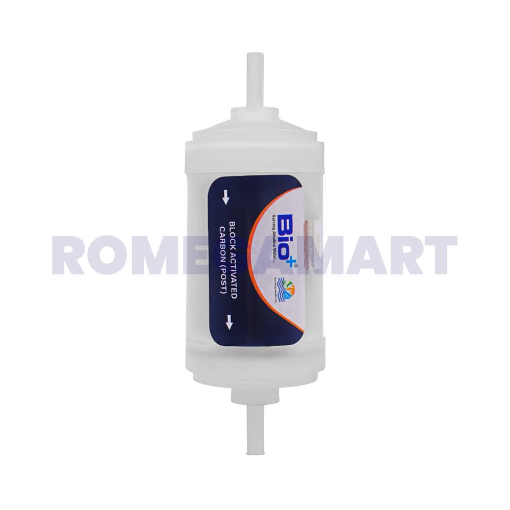 Bio+ 5 Inch BAC Block Carbon Filter Blue Color Plastic Material For Domestic Use - AMBA SHAKTI ELECTRONICS