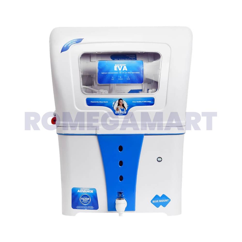 Bluemount Eva White With Blue Water Purifier 12 Liter Storage - Mountain Water Purifier Technology