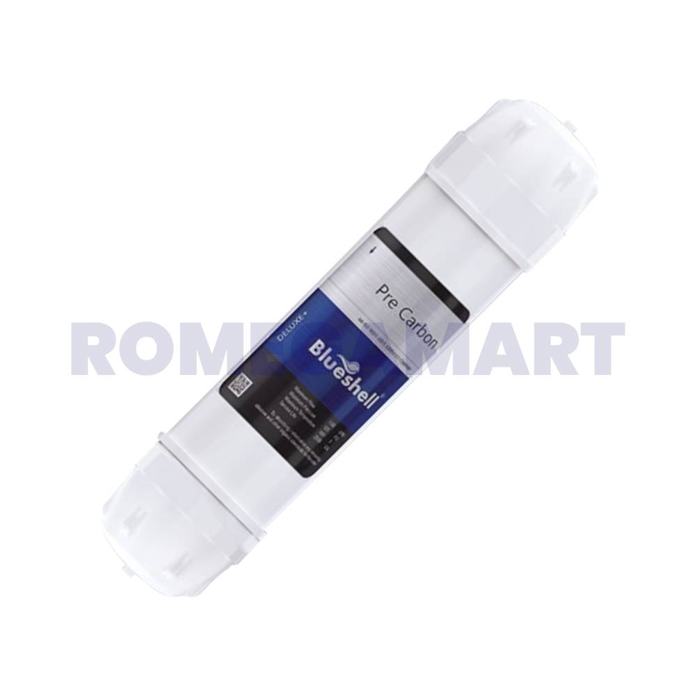 BlueShell 10 Inch Pre Carbon Filter Plastic Material For Domestic RO - MEDITECH PRODUCTS