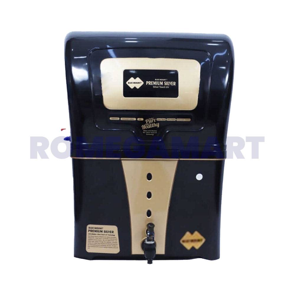 Blue Mount Black Color Ro Water Purifier 12 Liter Storage For Domestic Use - Aqua Secure RO System 