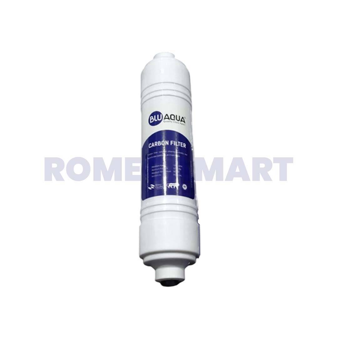 Blu Aqua Carbon Filter Plasic Material White Color For Use Domestic Water Purifier - JAZZ PURE WATER SOLUTION