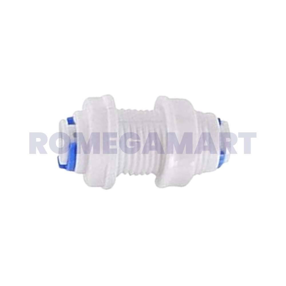 Plastic Material Body Connector White Color use In Domestc RO - GTB JI WATER SOLUTION