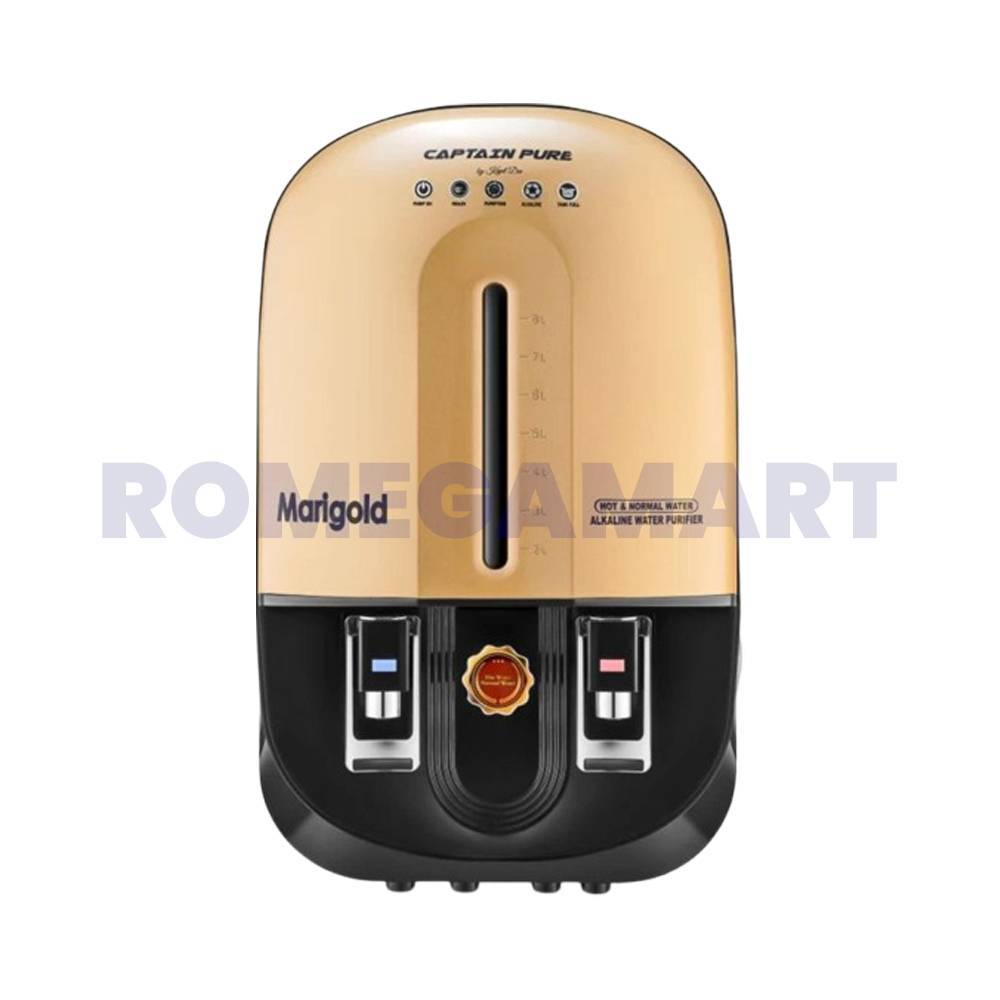Captain Pure Marigold Water Purifier 9 Liter Storage Hot And Cold Water Purifier - SAI TRADERS