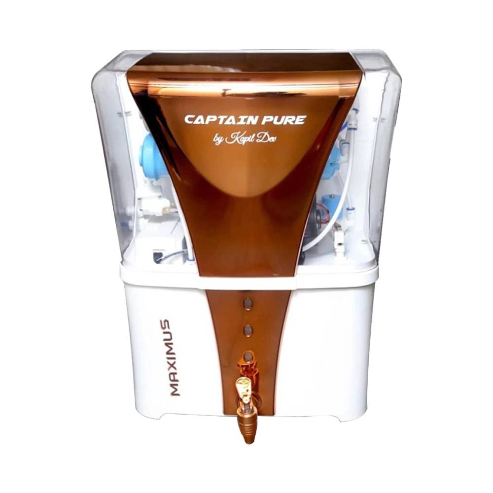 Captain Pure Maximus White With Copper TPT 12 Liter Storage - Mountain Water Purifier Technology