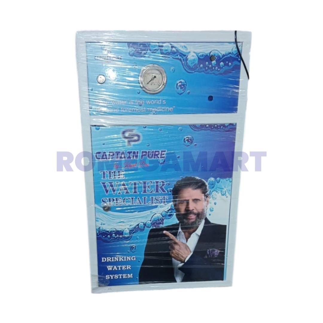 Captain Pure 30 LPH FRP Material White Color Commercial RO Plant - Mindcool Aqua