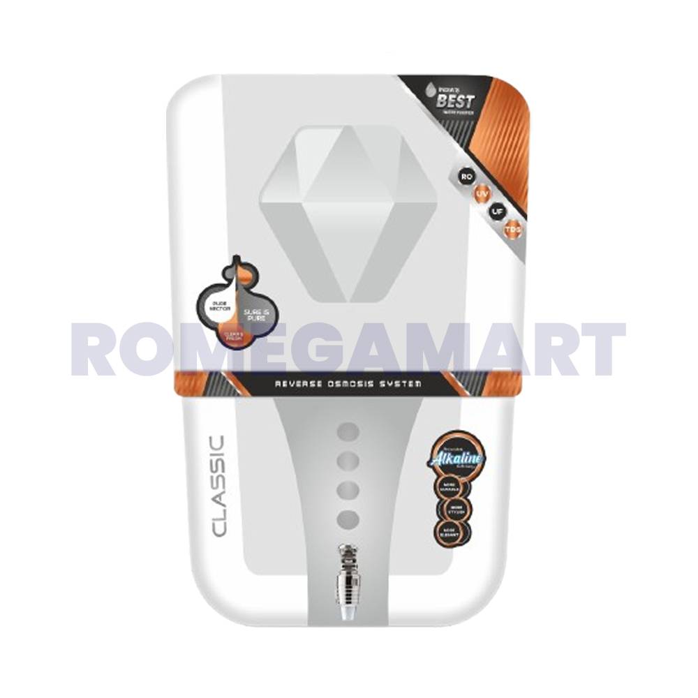 Classic White Color Water Purifier RO+UV+UF+MINERAL CARTRIDGE+TDS CONTROLER - Super Fine Trading CO